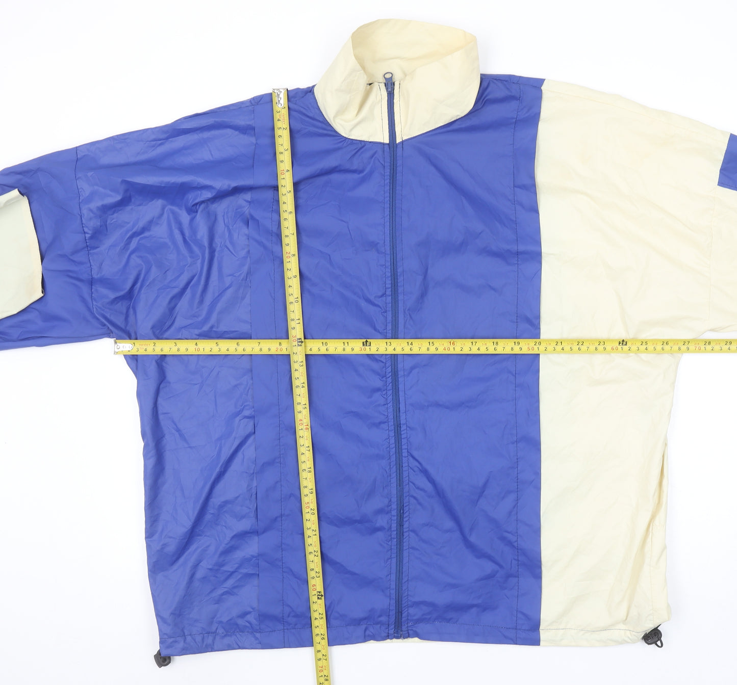 PrettyLittleThing Women's Blue Windbreaker Jacket UK 16