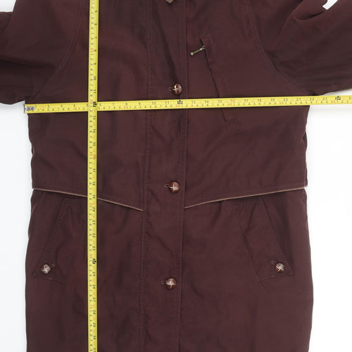 Marks and Spencer Women’s Brown Hooded Parka Coat Size 10