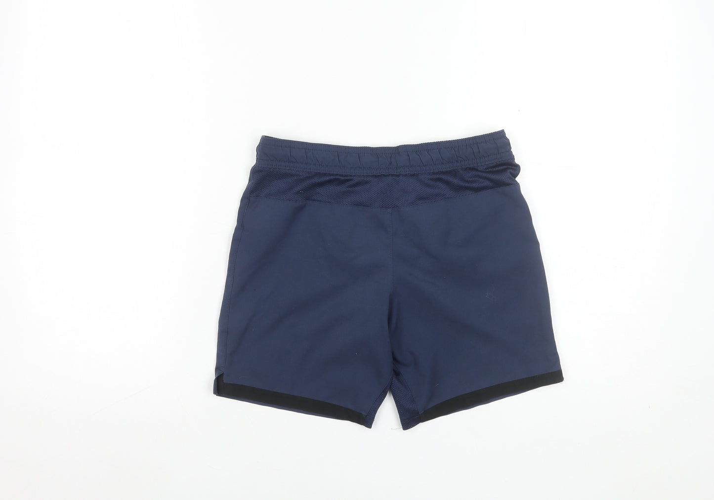 Nike Boys Navy Manchester United Dri-FIT Athletic Shorts Size 8-10 Years