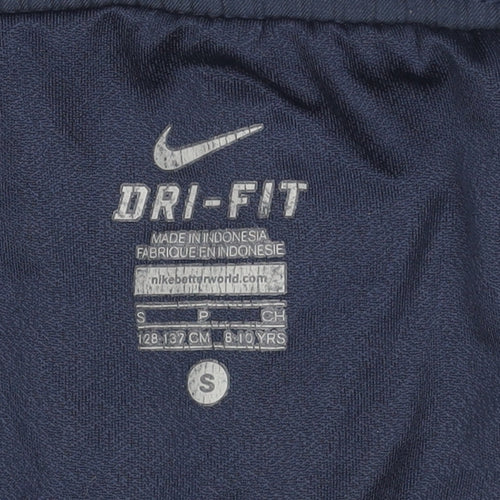 Nike Boys Navy Manchester United Dri-FIT Athletic Shorts Size 8-10 Years