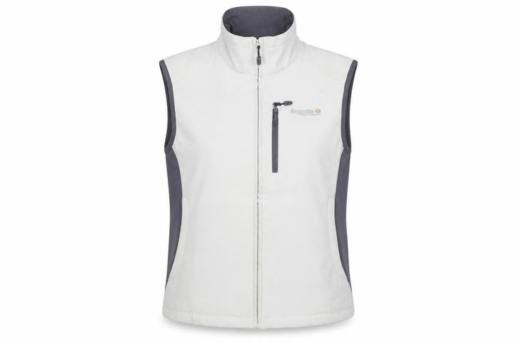 Regatta Womens White Softshell Waistcoat Size 14 Water Resistant Outdoor