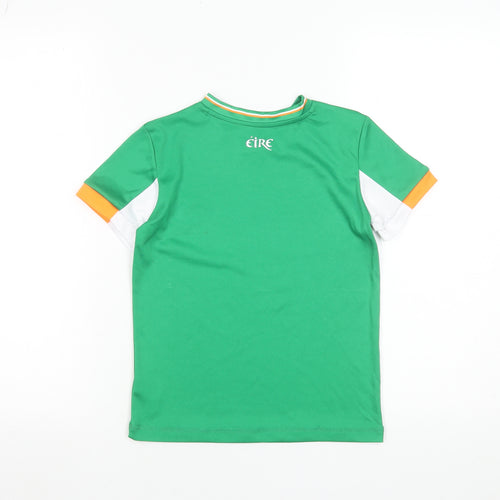 Dunnes Stores Boys Green Ireland Football Jersey T-Shirt 7-8 Years