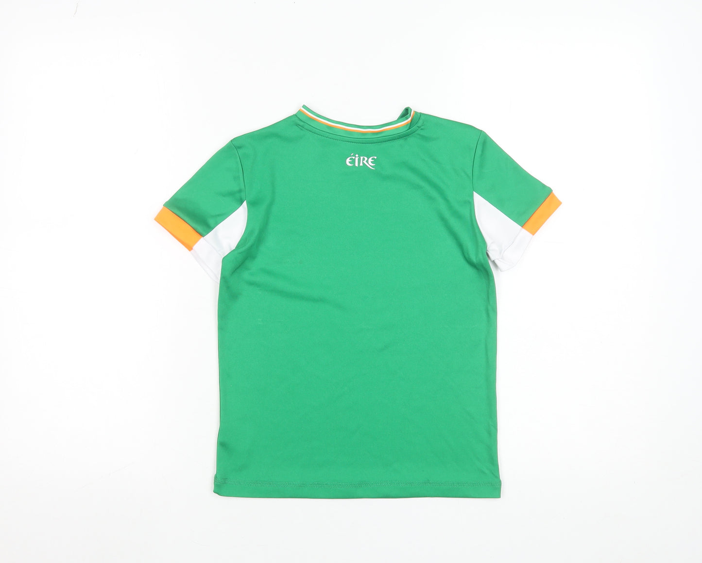 Dunnes Stores Boys Green Ireland Football Jersey T-Shirt 7-8 Years