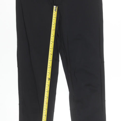 Tommy Sport Women's Black S Leggings Stretch Activewear Trousers