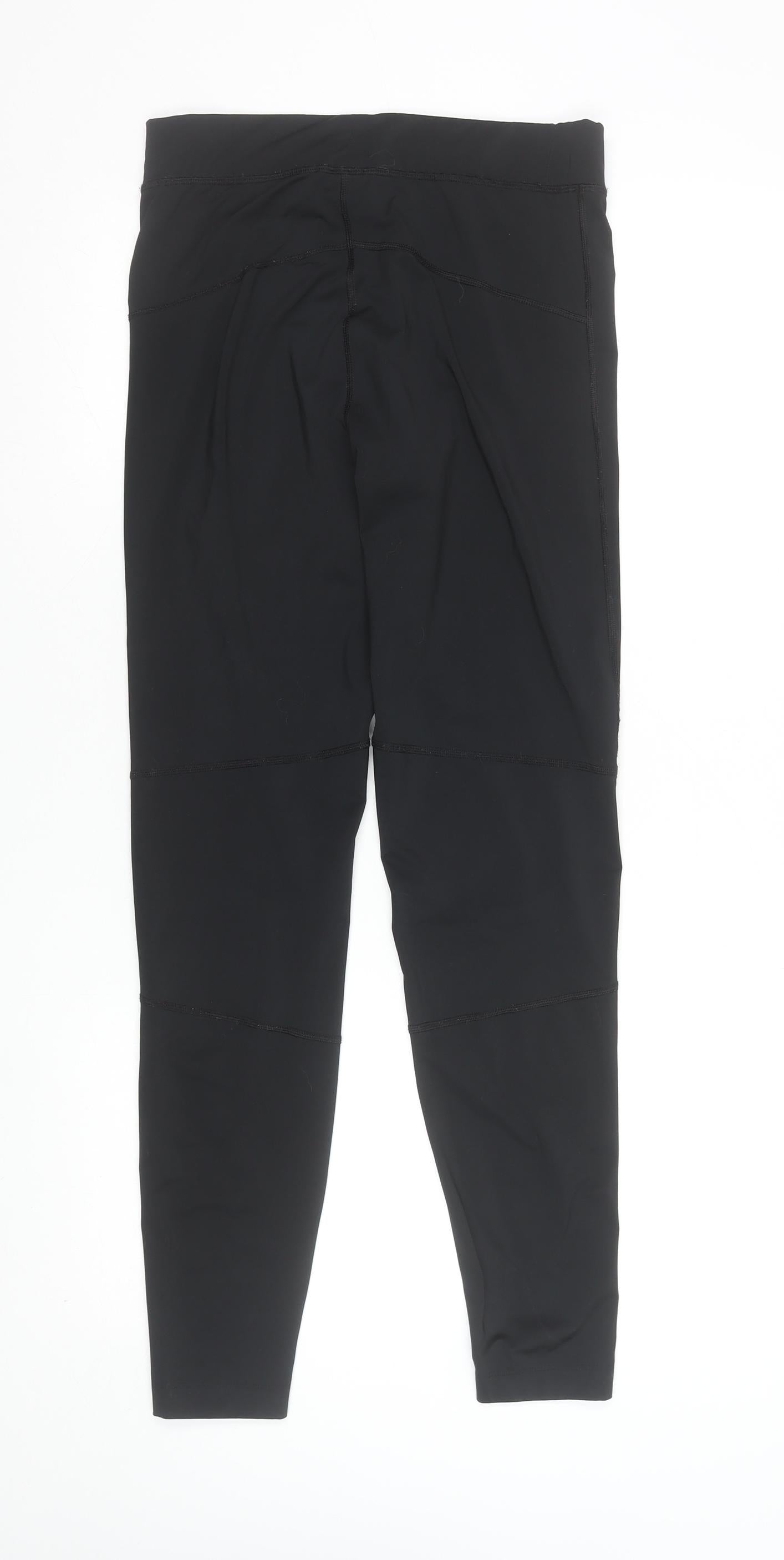 Tommy Sport Women's Black S Leggings Stretch Activewear Trousers