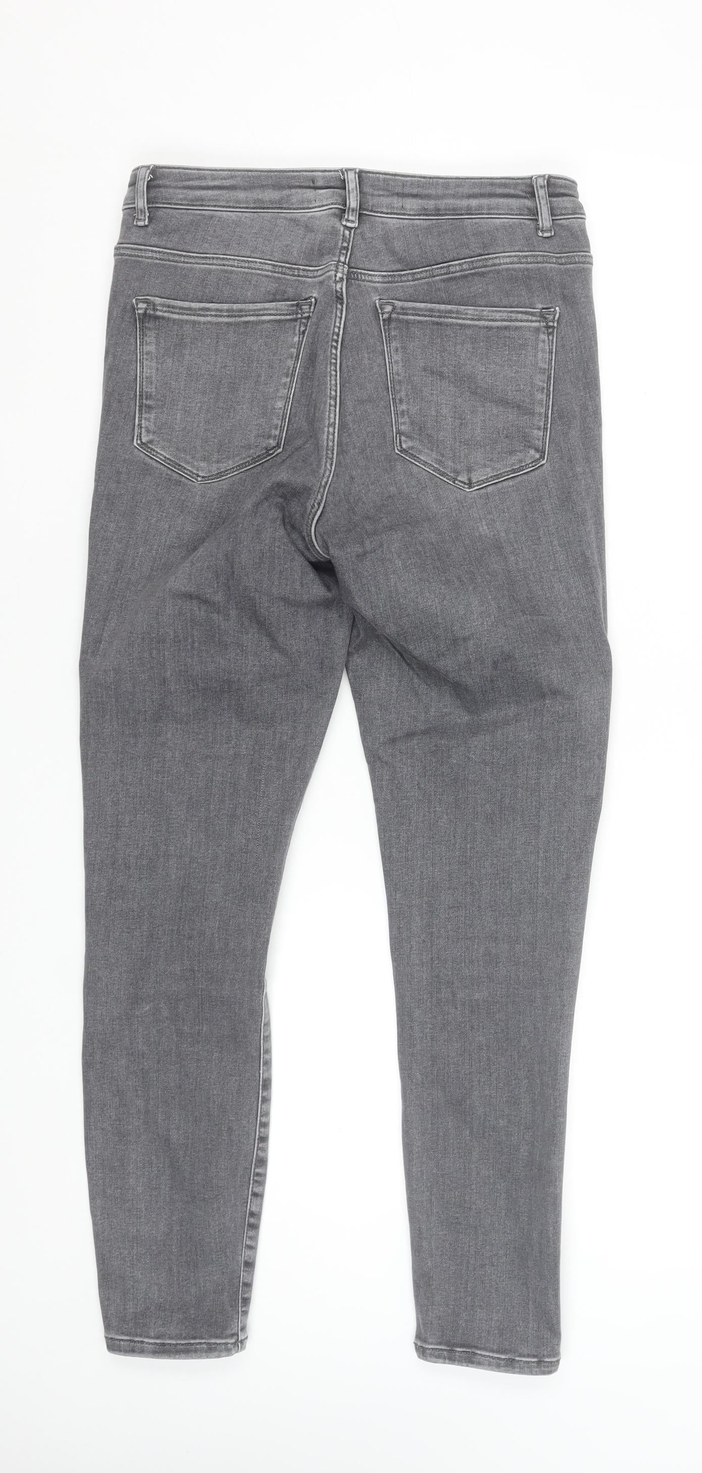 St. Bernard for Dunnes Stores Women's Light Grey Skinny Jeans Size 12 Regular