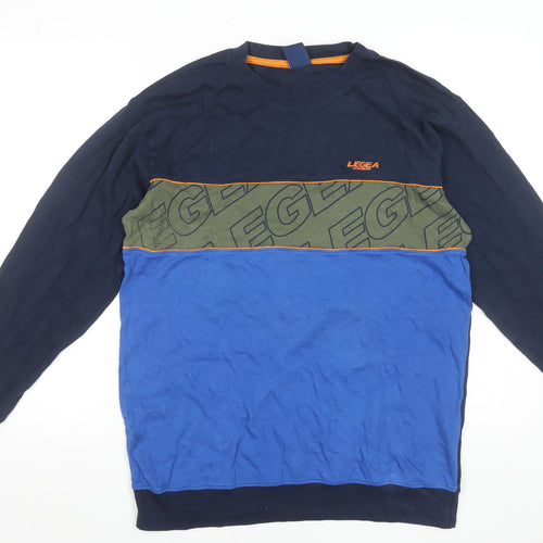Legea Men's Multicoloured XL Long Sleeve Cotton T-Shirt
