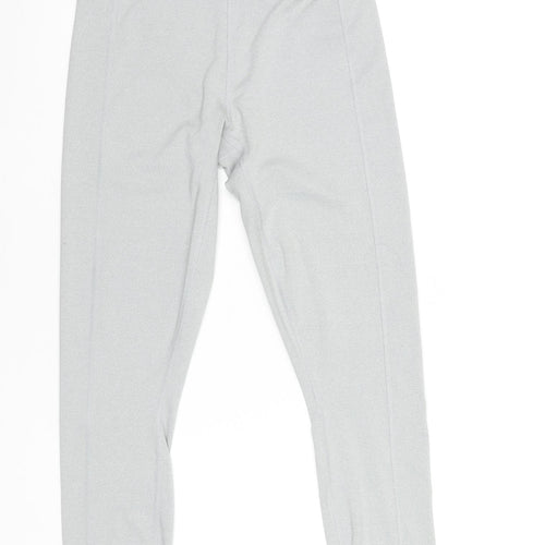 Puma Womens Grey Small Elastic Waist Gym Leggings