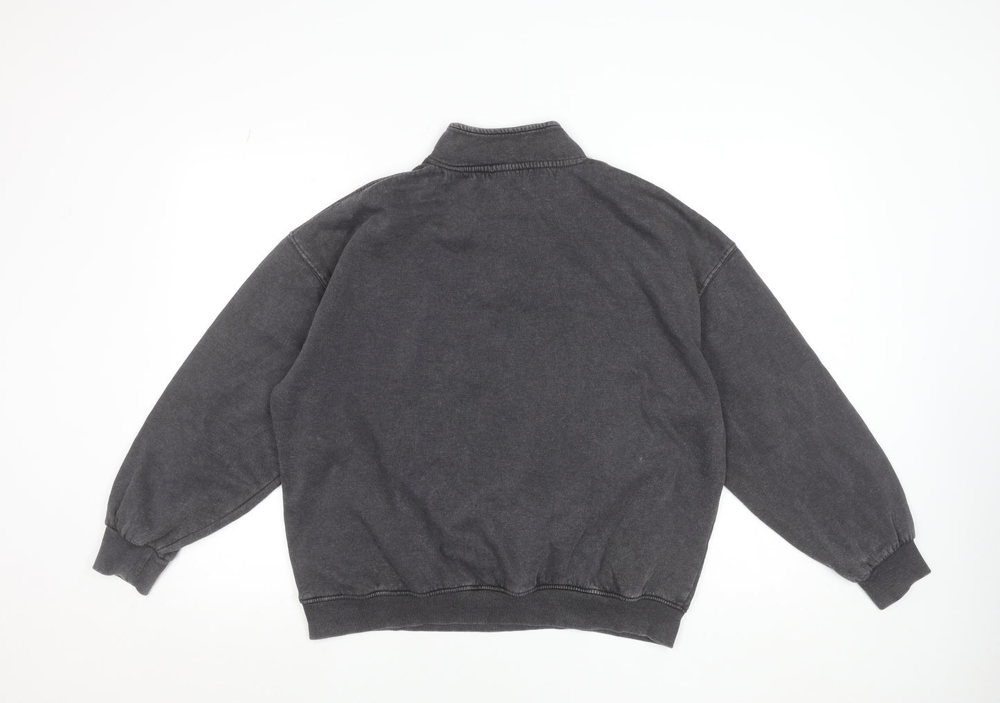 Dunnes Women’s Charcoal 1/4 Zip Brooklyn NYC Sweatshirt Size M