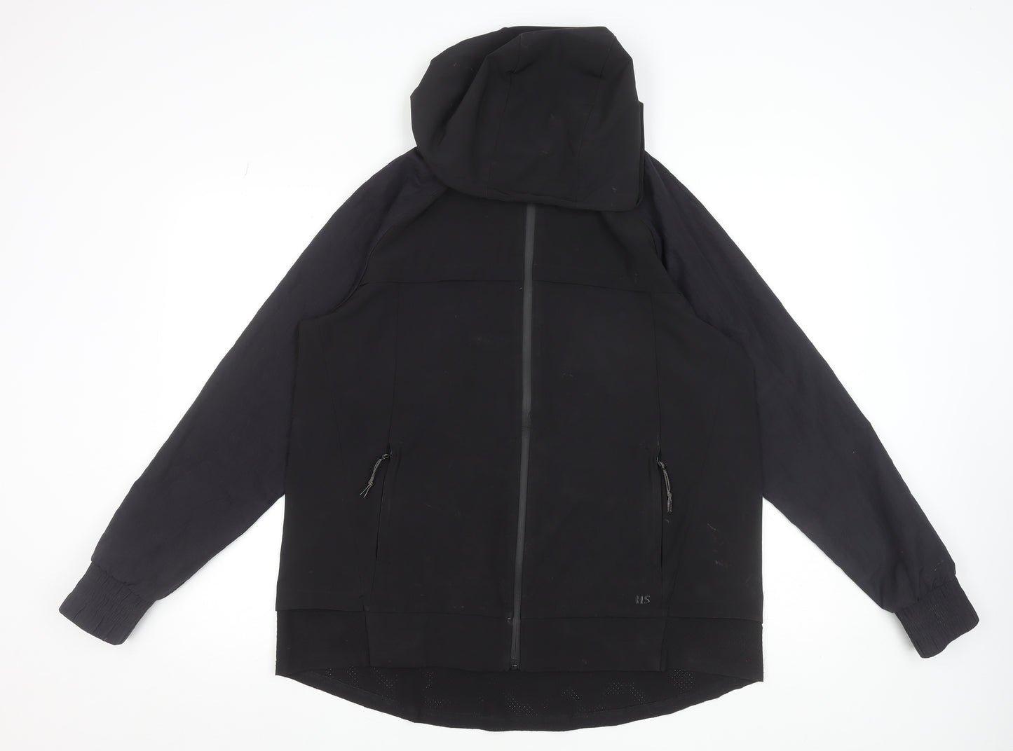 Dunnes Stores Men's Black Hooded Softshell Jacket Size M 40in