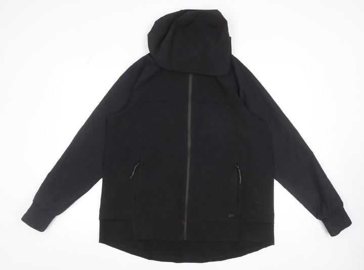 Dunnes Stores Men's Black Hooded Softshell Jacket Size M 40in