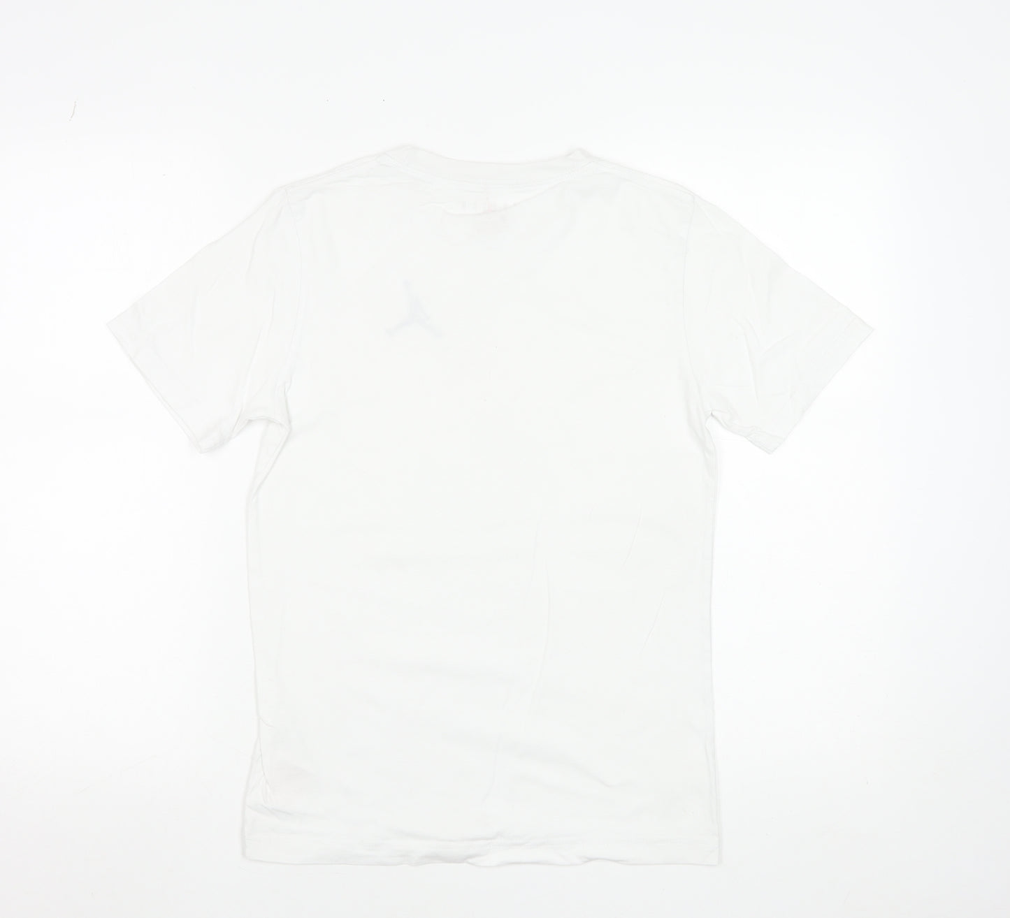 Jordan Teens White Cotton Crew Neck Short Sleeve Sports T-Shirt 12 Plus