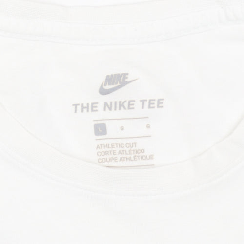 Nike Men's Multicoloured L Athletic Fit Crew Neck Graphic T-Shirt