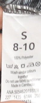 Athletic Works Womens Grey Short Sleeve V-Neck Sports T-Shirt Size S 8-10