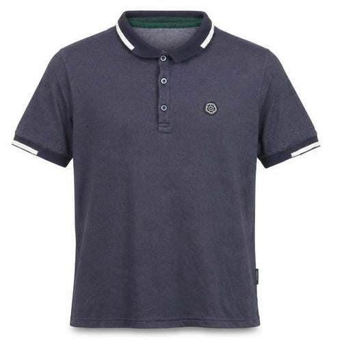 Nicholas Deakins Men's Blue Short Sleeve Cotton Polo Shirt Size M