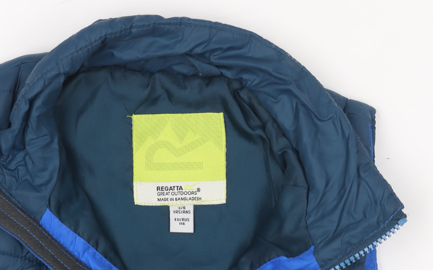Regatta Boys Blue 6 Years Padded Zip Lightweight Activewear Jacket