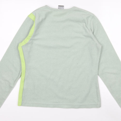 Nike Women Green Fleece Pullover Sweatshirt Size S