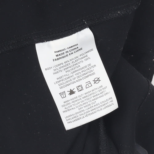 Nike Womens Black S Jogger Trousers Slim Fit Zip Sport Pants