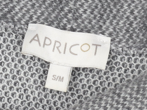 Apricot Women Grey Roll Neck Knit Tunic Top Size S Relaxed Fit