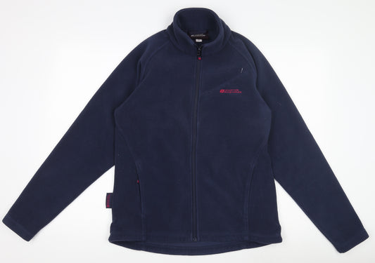 Mountain Warehouse Women's Blue Fleece Full Zip Jacket UK 12