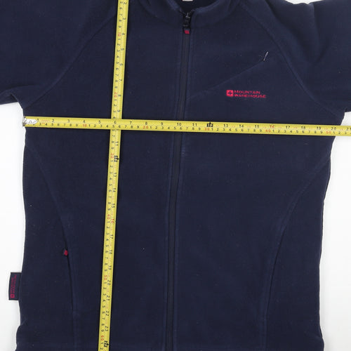 Mountain Warehouse Women's Blue Fleece Full Zip Jacket UK 12