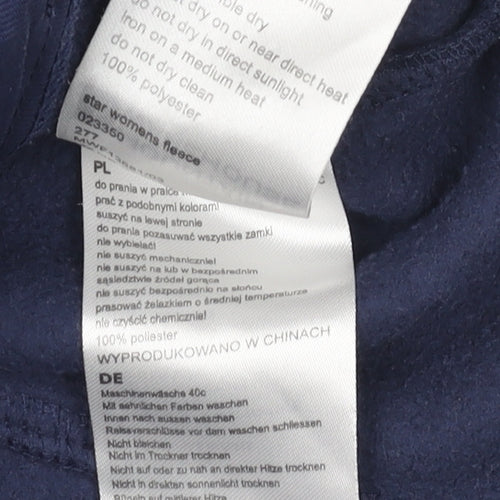 Mountain Warehouse Women's Blue Fleece Full Zip Jacket UK 12