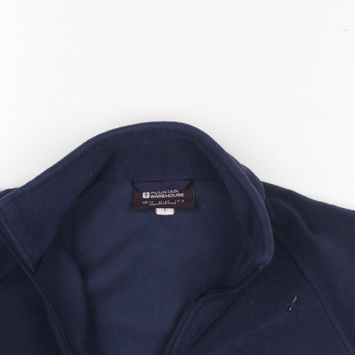 Mountain Warehouse Women's Blue Fleece Full Zip Jacket UK 12