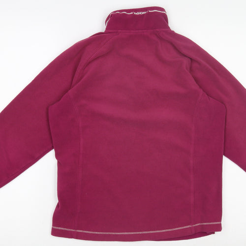 Craghoppers Womens Pink Fleece Pullover 1/2 Zip Sweatshirt Size M