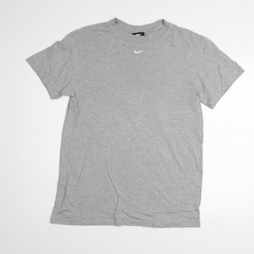 Nike Men's Grey Small Short Sleeve Crew Neck T-Shirt