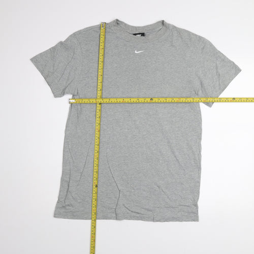 Nike Men's Grey Small Short Sleeve Crew Neck T-Shirt