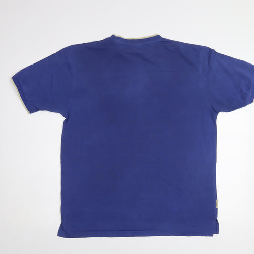 Slazenger Men's Blue Crew Neck Short Sleeve T-Shirt Size L