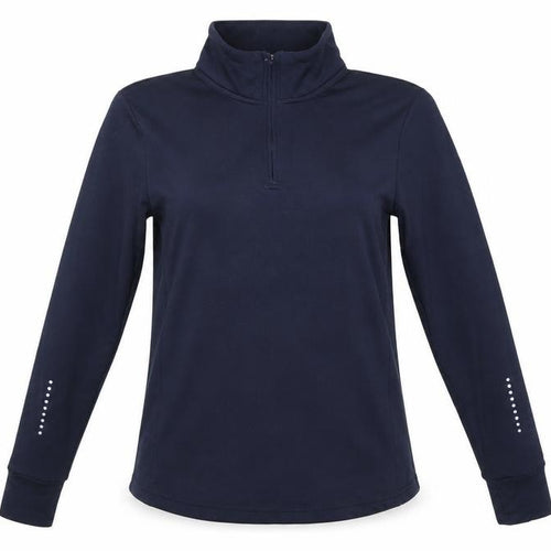 Mountain Warehouse Women Navy 1/2 Zip Pullover Sweatshirt Size M