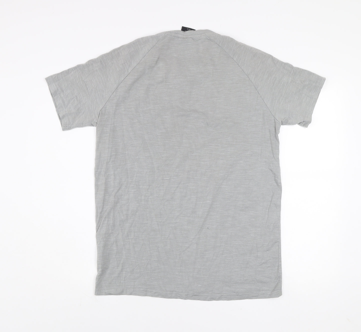 MP Men's Grey Athletic Fit Short Sleeve T-Shirt Size M
