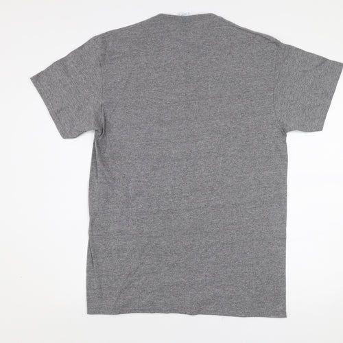 Delta Men’s Grey Denver Colorado Graphic Cotton Blend T-Shirt M