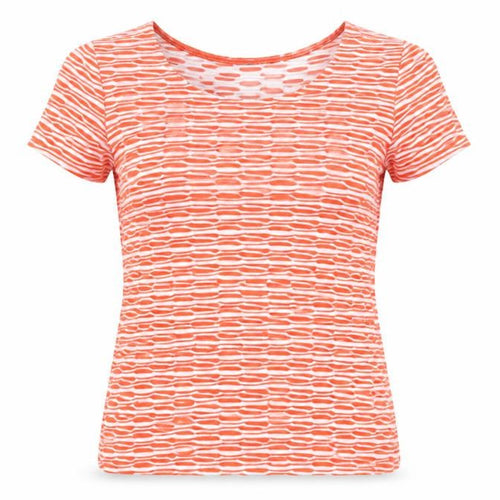 Marks and Spencer Per Una Orange Mix Short Sleeve Stretch T-Shirt Size 12