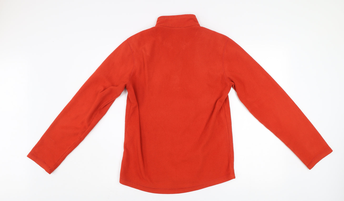 Quechua Men's Red Fleece 1/4 Zip Pullover Sweatshirt Size S