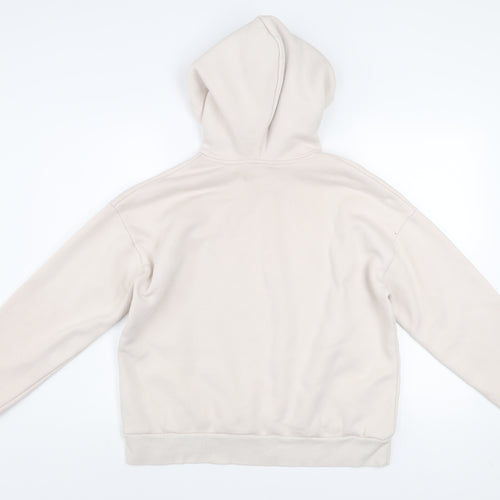 USA Pro Women's Beige Pullover Hoodie Size 12 Cotton Blend