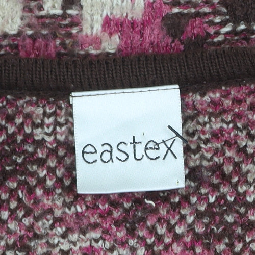Eastex Womens Multicoloured Knit Button Cardigan UK 20