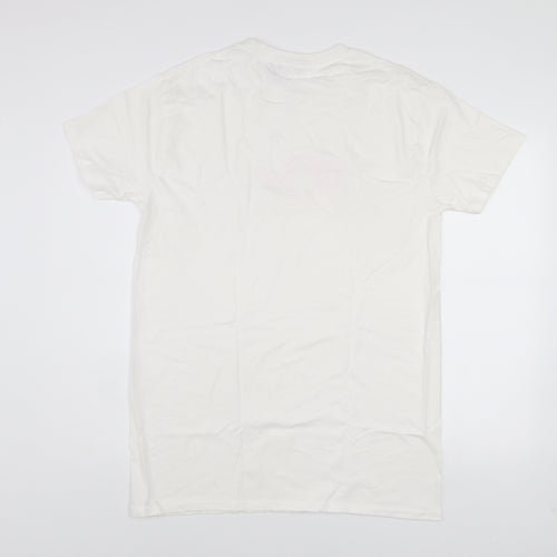 I Saw It First Women's White Cotton Love Island T-Shirt Size S