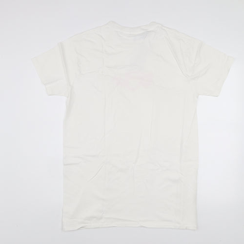 I Saw It First Women's White Love Island Embroidered Cotton T-Shirt Size S