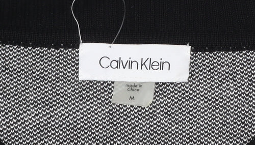 Calvin Klein Women’s Grey Floral Knit Bodycon Dress Size M