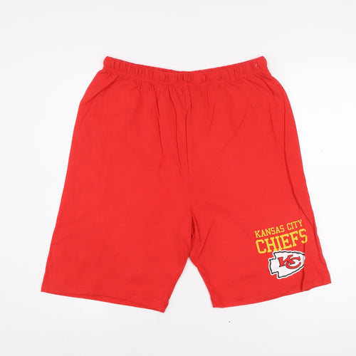 Marks and Spencer NFL Kansas City Chiefs Red Teen 32in Athletic Shorts