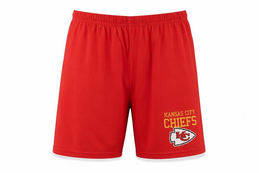 Marks and Spencer NFL Kansas City Chiefs Red Teen 32in Athletic Shorts