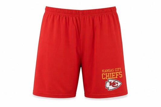 Marks and Spencer NFL Kansas City Chiefs Red Teen 32in Athletic Shorts