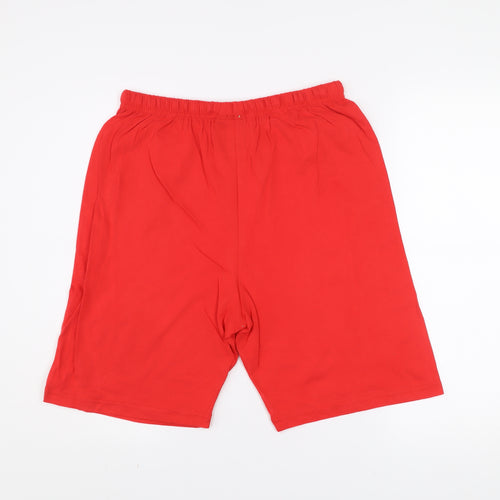 Marks and Spencer NFL Kansas City Chiefs Red Teen 32in Athletic Shorts