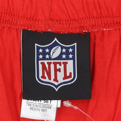 Marks and Spencer NFL Kansas City Chiefs Red Teen 32in Athletic Shorts