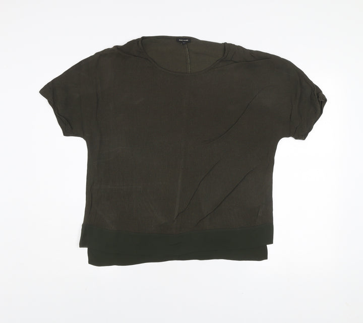 River Island Women’s Green Short Sleeve Blouse Size 10
