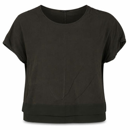 River Island Women’s Green Short Sleeve Blouse Size 10