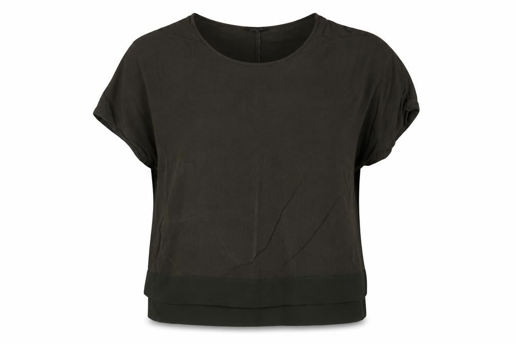 River Island Women’s Green Short Sleeve Blouse Size 10