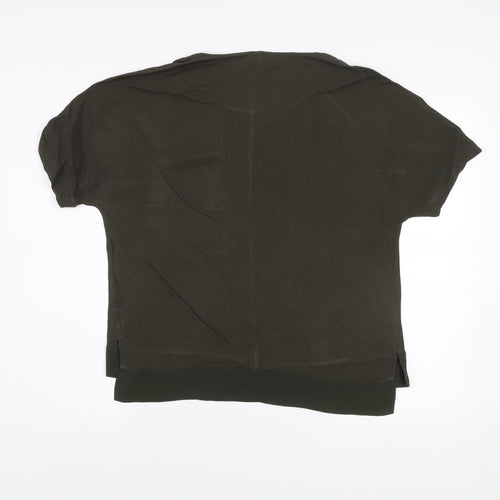 River Island Women’s Green Short Sleeve Blouse Size 10